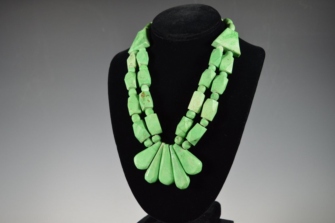 Santo Domingo Varisscite Necklace (1 of 4)