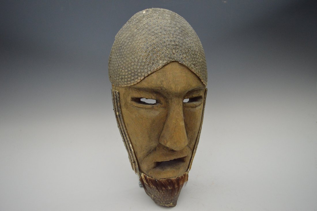 Antique Yaqui Indian Dance Mask Armadillo (1 of 3)