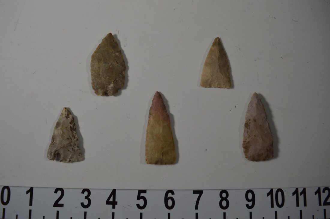 Texas ancient arrowheads 5 extra fine knives (1 of 2)