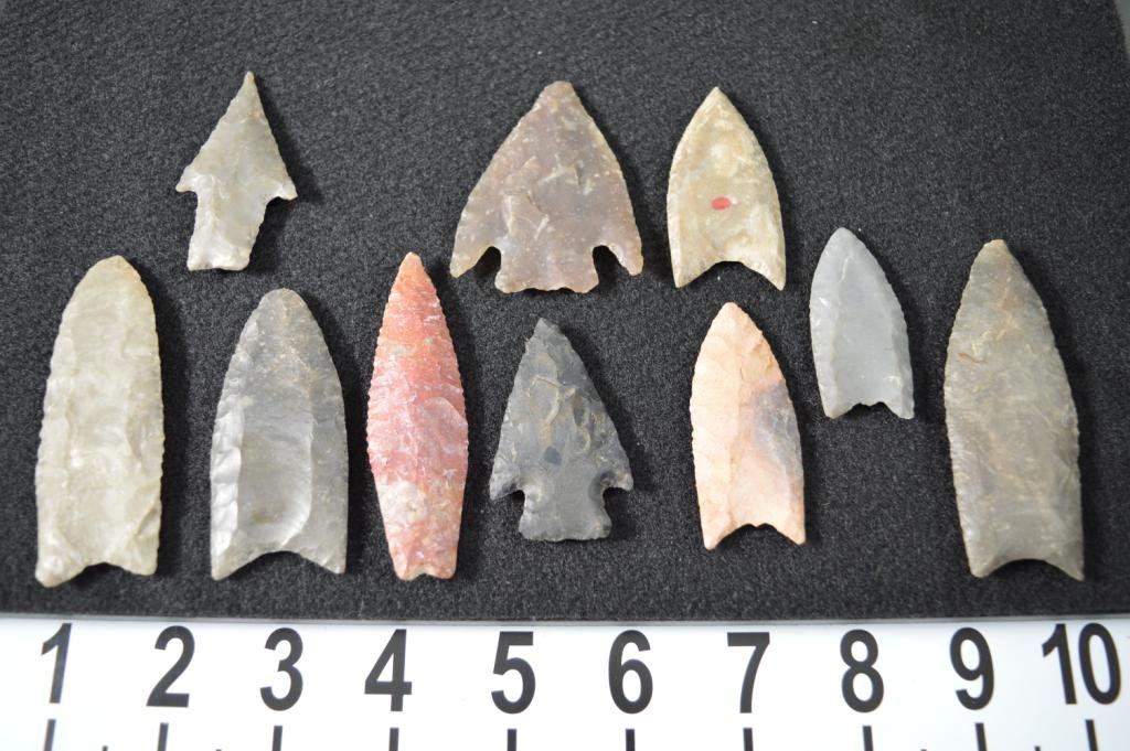 Texas arrowheads 7 Clovis  (READ DESCRIPTION) (1 of 2)