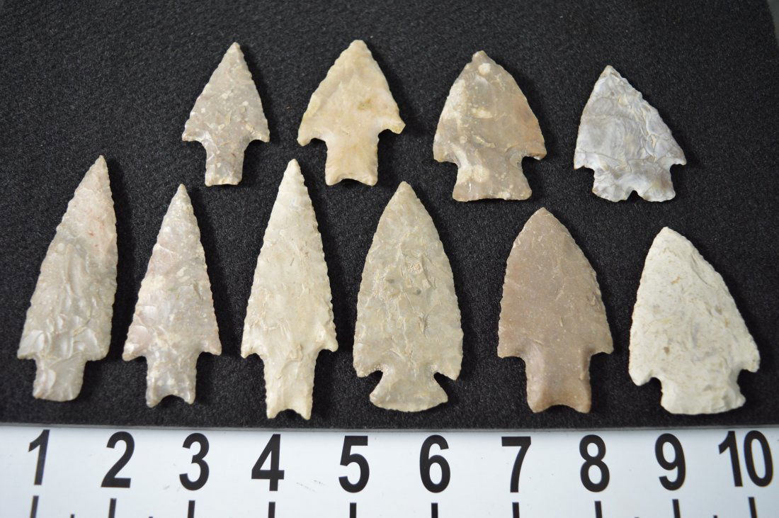 Texas arrowheads 10 mixed point  (READ DESCRIPTION) (1 of 2)