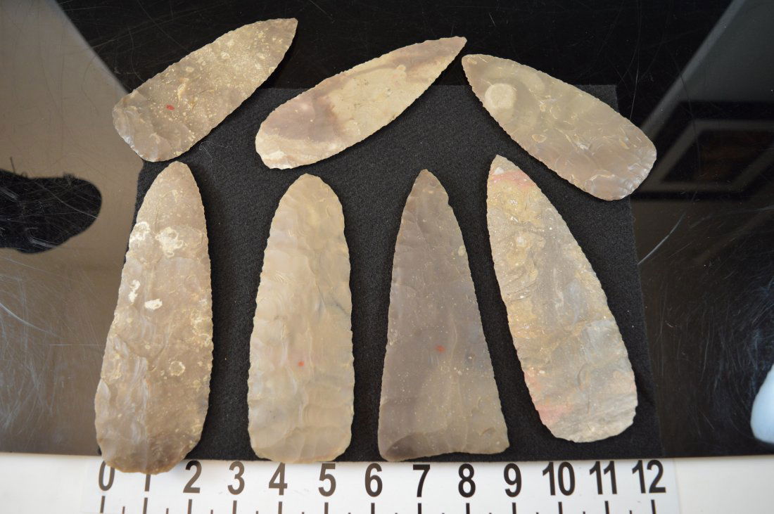 Texas arrowheads 7 Huge knives  (READ DESCRIPTION) (1 of 2)