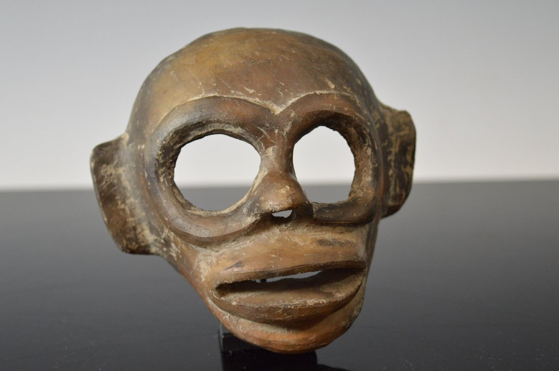 An Ancient Mayan Monkey Maskette (1 of 4)