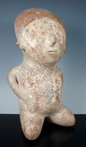 Large Nayarit Chinesco polychrome human (1 of 4)