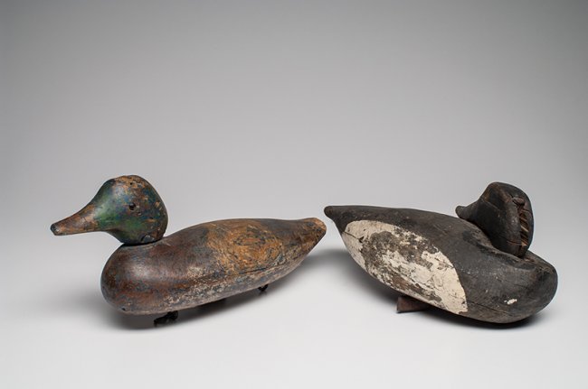 Two Early Antique American Duck Decoys (1 of 2)