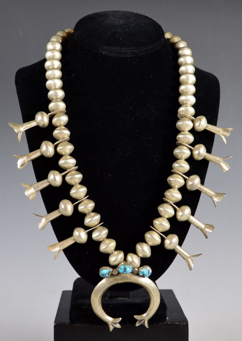 THREE DAYS LEFT........ Navajo Squash Blossom Necklace (1 of 3)