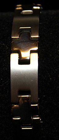 Men's Cable Links Titanium Bracelet.: Men's Cable Links Titanium Bracelet.