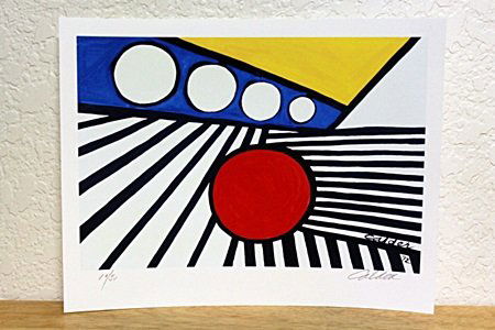 " Trans Pattern " By Calder. (CC): Unique Limited Edition By Calder. Alexander Calder was born on July 22, 1898 in Lawnton, Pa. He attended the Art Students League, where he was influenced by artists of the Ash Can school. In 1926 he m