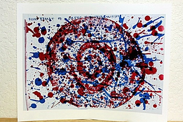 (ONE CENT LIFE portfolio) By Samuel Lewis Francis (CC): Limited Edition By Artist Sam Francis. Sam Francis ,Born in 1923 in San Mateo, California, noted for his lyrical, colorful abstract works, was one of the first American artists to experiment with "emp