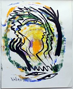 "Breeze Feel" Original Oil Painting by William Verdult: Original, Oil Painting on Paper, Hand Signed by the artist, Size Approx. 28" x 22" in.