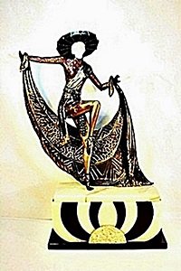 Mexican Hat Dancer - Bronze Sculpture by C. Mirval: In our opinion a work from the artist’s model, originating in his circle and cast during his lifetime or shortly thereafter, in the manner of C. Mirval, bronze sculpture, Mexican Hat Dancer. Base be