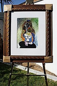 "Turkish Shawl" - Picasso - Limited Edition: In the Manner of Pablo Diego José Francisco de Paula Juan Nepomuceno María de los Remedios Cipriano de la Santísima Trinidad Ruiz y Picasso (25 October 1881 – 8 April 1973) was a Spanish painter,