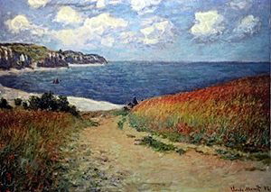 Giclee on Canvas after Monet: Giclee on Canvas, Bearing a Plate Signature of the Artist, Approx. 24" x 33" In.