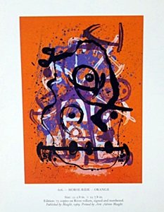 Lithograph "Horse Pride" by Joan Miro: Lithograph "Horse Pride" by Joan Miro (125ZM) signed, size approx. 12 x 10 in. Joan Miro, (04/20/1893 - 12/25/1973) Was Catalan Spanish Painter, Sculptor and ceramicist born in Barcelona. He has been