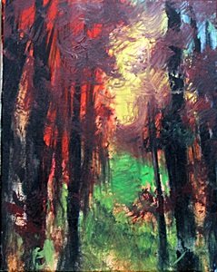 Original Painting by Michael Schofield: Original, Oil Painting on Canvas, Hand Signed by the artist Front & Back, Stretched Canvas on Wood Bars, Size Approx. 24 x 19