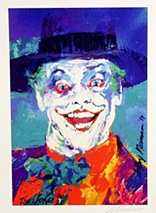The Joker: The Joker by Leroy Neiman. Lithograph, Double Signature, size approx. 19 x 14 in. LeRoy Neiman (born Leroy Leslie Runquist, June 8, 1921 June 20, 2012) was an American artist known for his bril