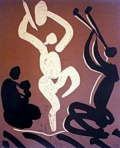 Lithograph After Pablo Picasso: Lithograph After Pablo Picasso , Plate Signed. Size approx. 13 x 15 in. Pablo Picasso (October 25th 1881 - April 8th 1973), also known as Pablo Ruiz y Picasso, was singular in the art world. Not only