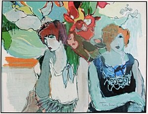 Lithograph after Itzchak Tarkay: Lithograph, Pencil Signed In the Manner of Itzchak Tarkay, Approximately 11" x 15" In.