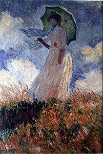 Giclee on Canvas after Claude Monet: Giclee on Canvas, Bearing a Plate Signature of the Artist, Approx. 10" x 7" In.