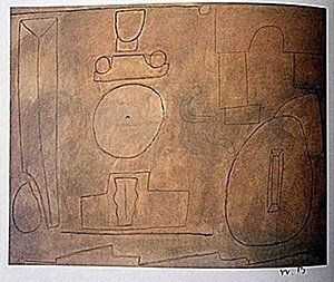 Offset Lithograph by artist William Brice: Offset Lithograph in the manner of William Brice bearing the signature, titled "Untitled" comes with certificate of authenticity, framing available at an additional charge.