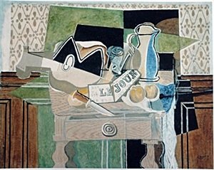 Lithograph after Georges Braque: Lithograph, Bearing a Plate Signature of the Artist, Approx. 11" x 14" In.