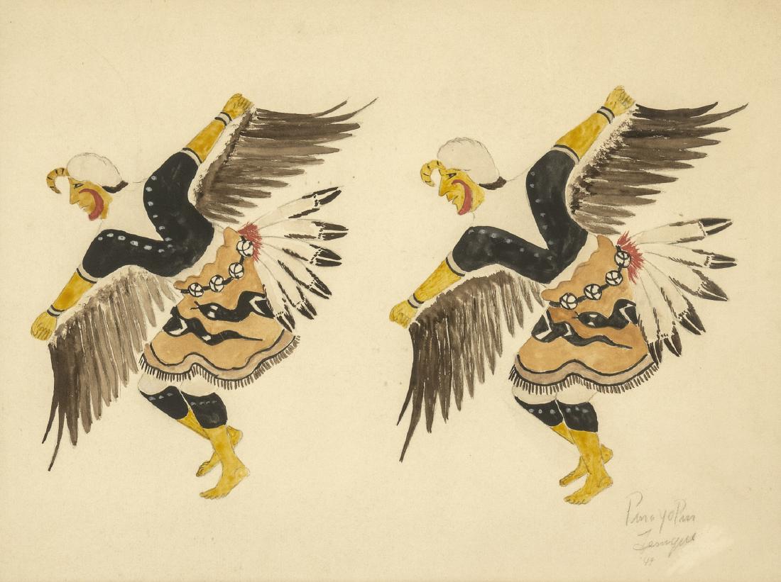 Vigil, Thomas (Pan Yo Pin), Tesuque (Eagle Dancers) (1 of 2)
