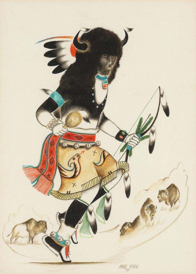 Vigil, Paul, Tesuque (Ceremonial Dancer) (1 of 2)