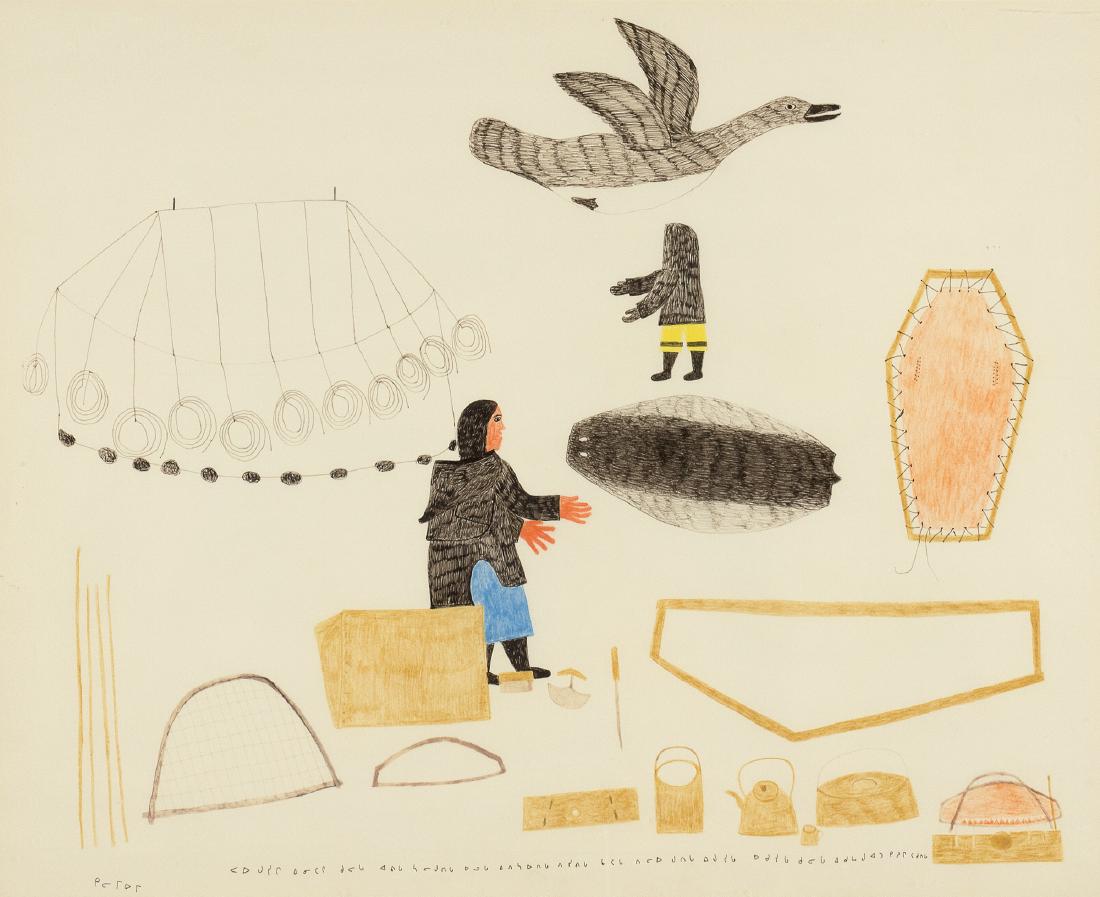 Samualie, Keeleemeeoomee, Inuit (Cape Dorset) (1 of 2)