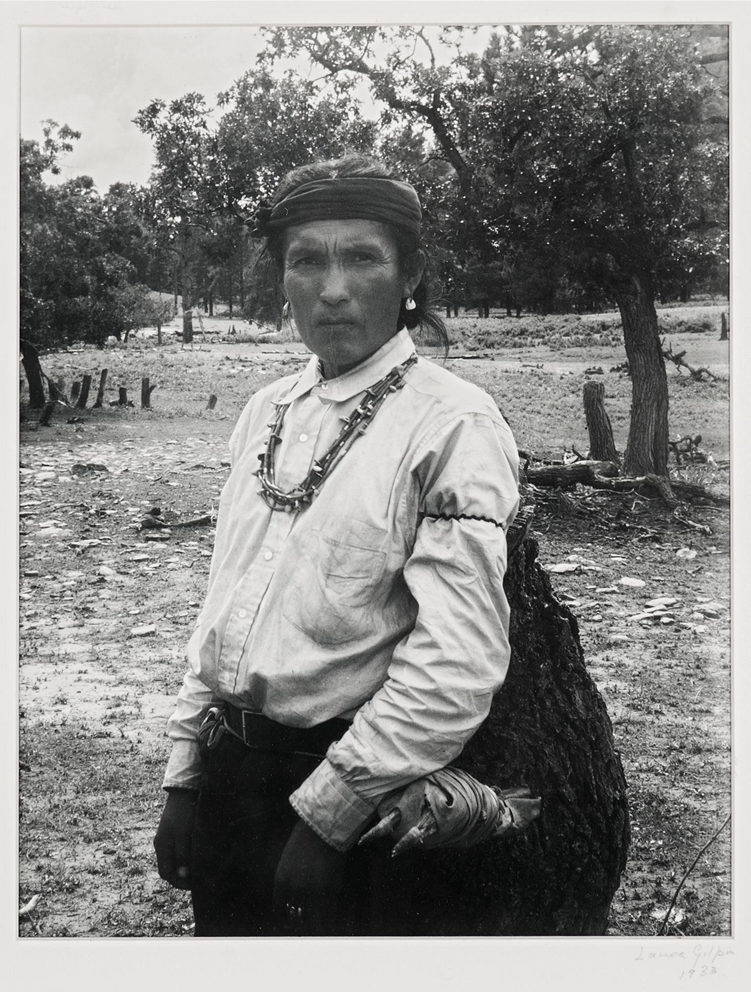 Laura Gilpin, Setah Begay, Navaho Medicine Man (1 of 2)