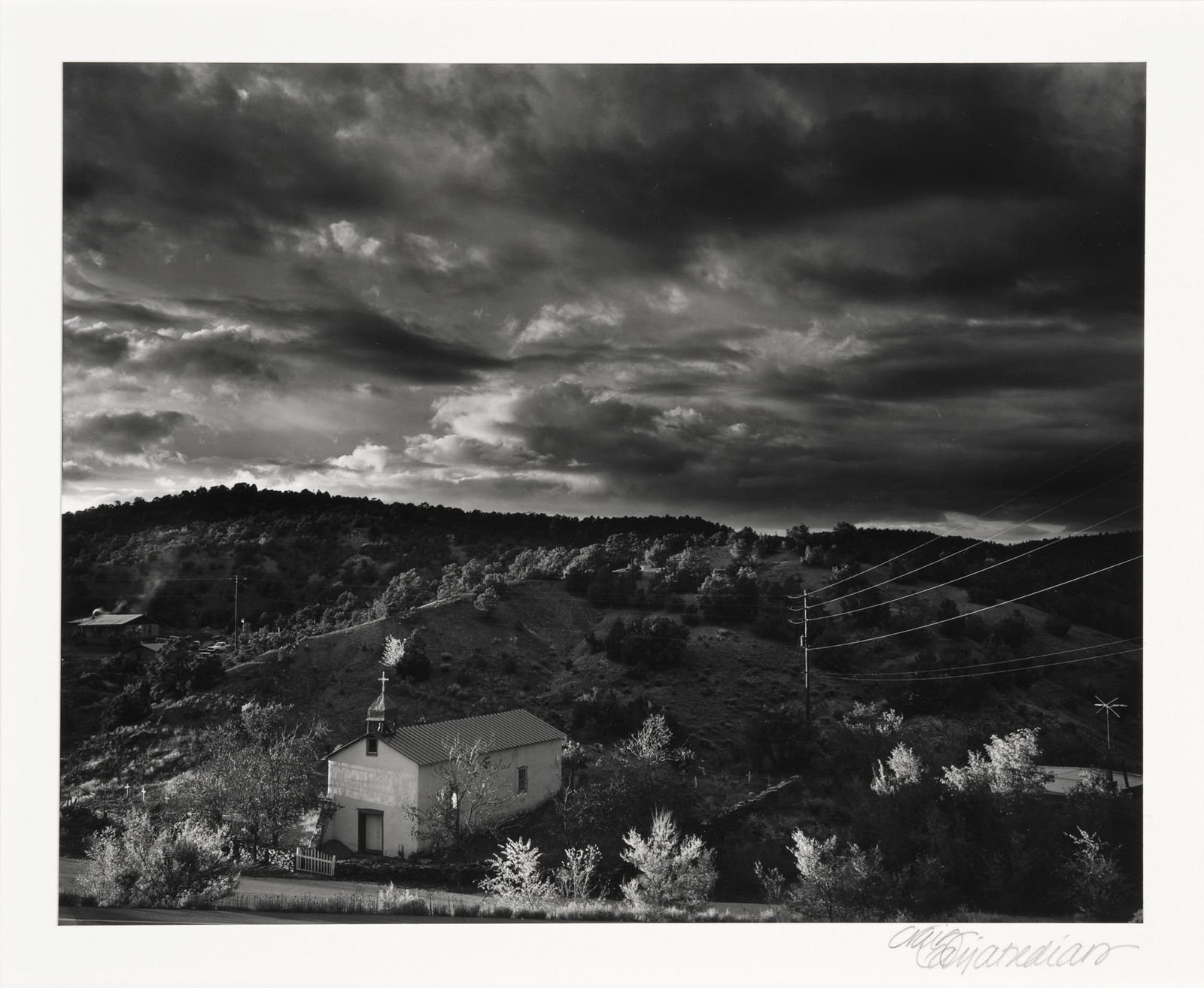 Craig Varjabedian, Crosses: CRAIG VARJABEDIAN (b. 1957) Crosses gelatin silver print signed lower right: Craig Varjabedian Dimensions: 8 1 /2 x 10 1/8 inches Framed Dimensions: 16 x 20 x 1/8 inches (matted) Provenance: Private C