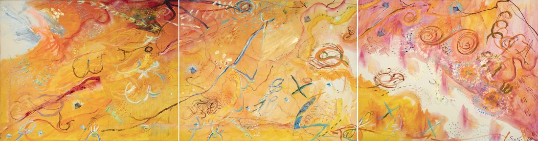 Sam Scott, Untitled (Triptych), 1984 (1 of 1)