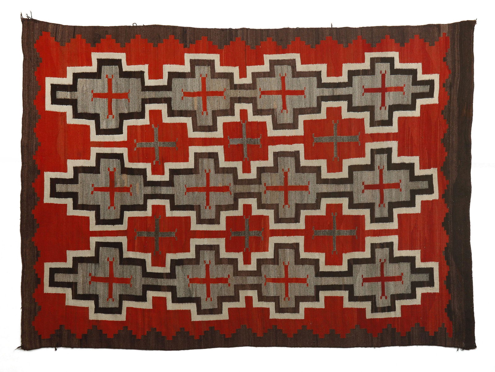 Navajo, Ganado Area Rug, ca. 1930. (1 of 2)