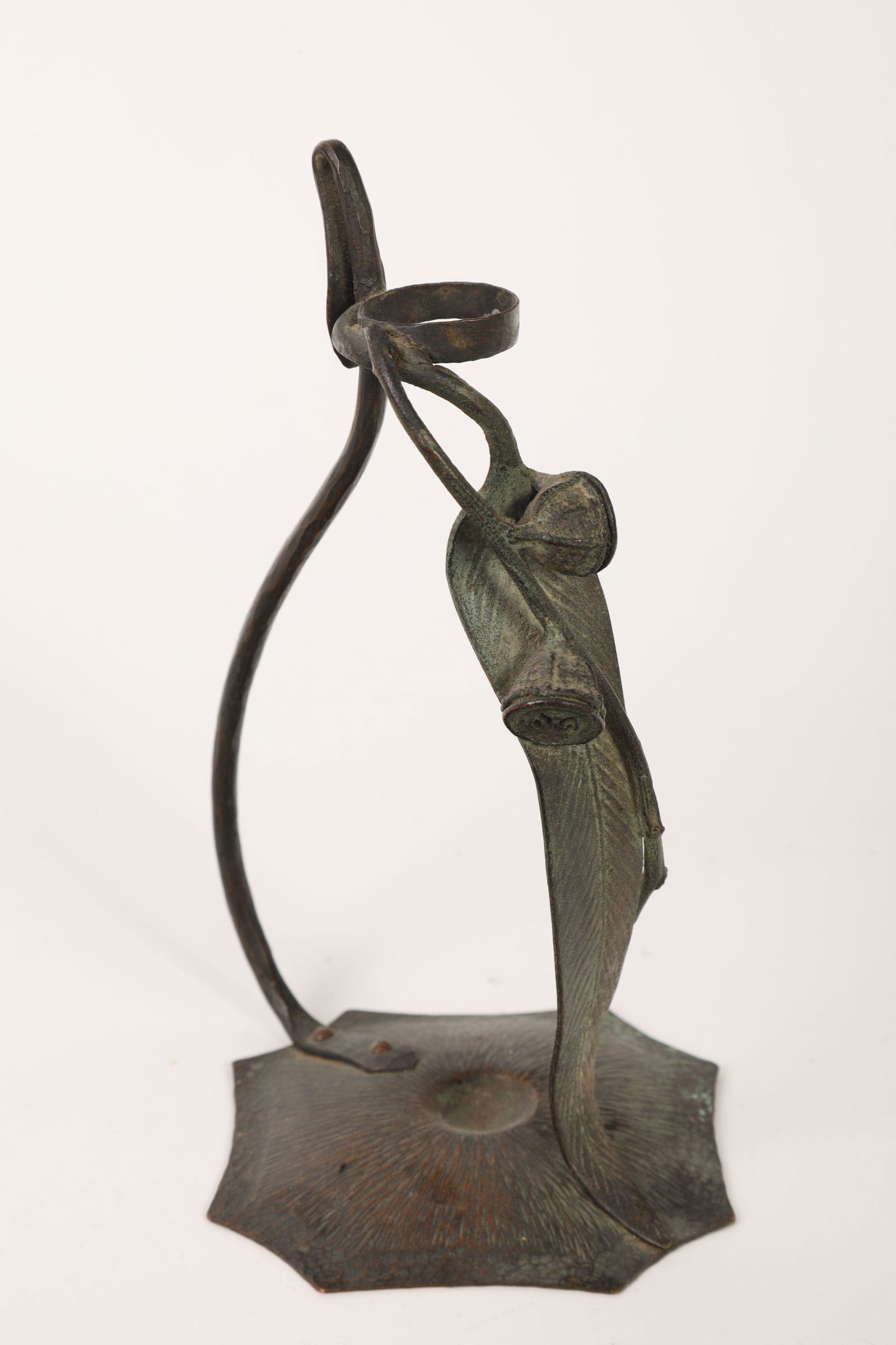 Fred Brosi, Hammered Copper Bud Vase (1 of 2)