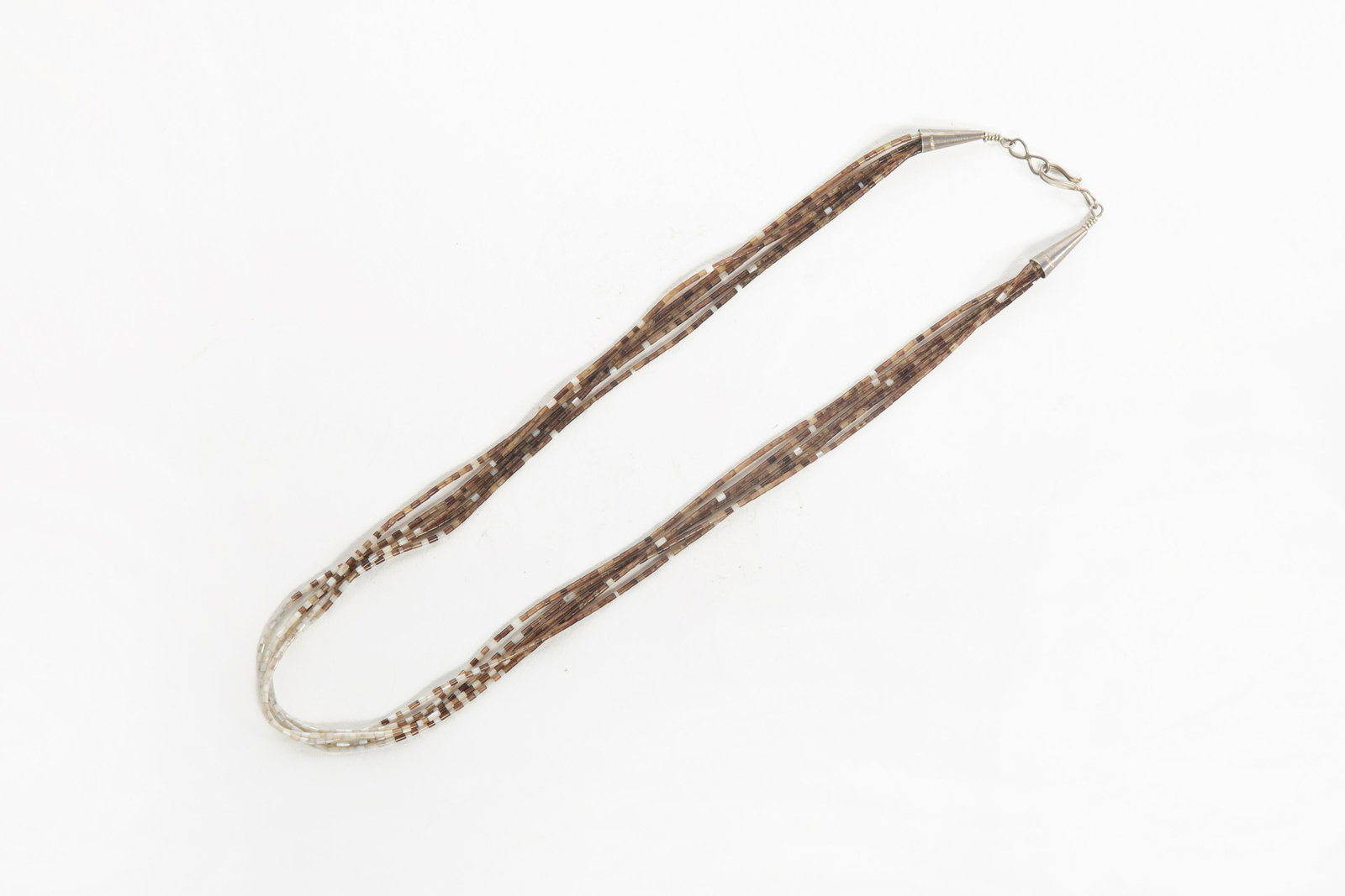 A Pueblo Five Strand Heishi Necklace (1 of 2)