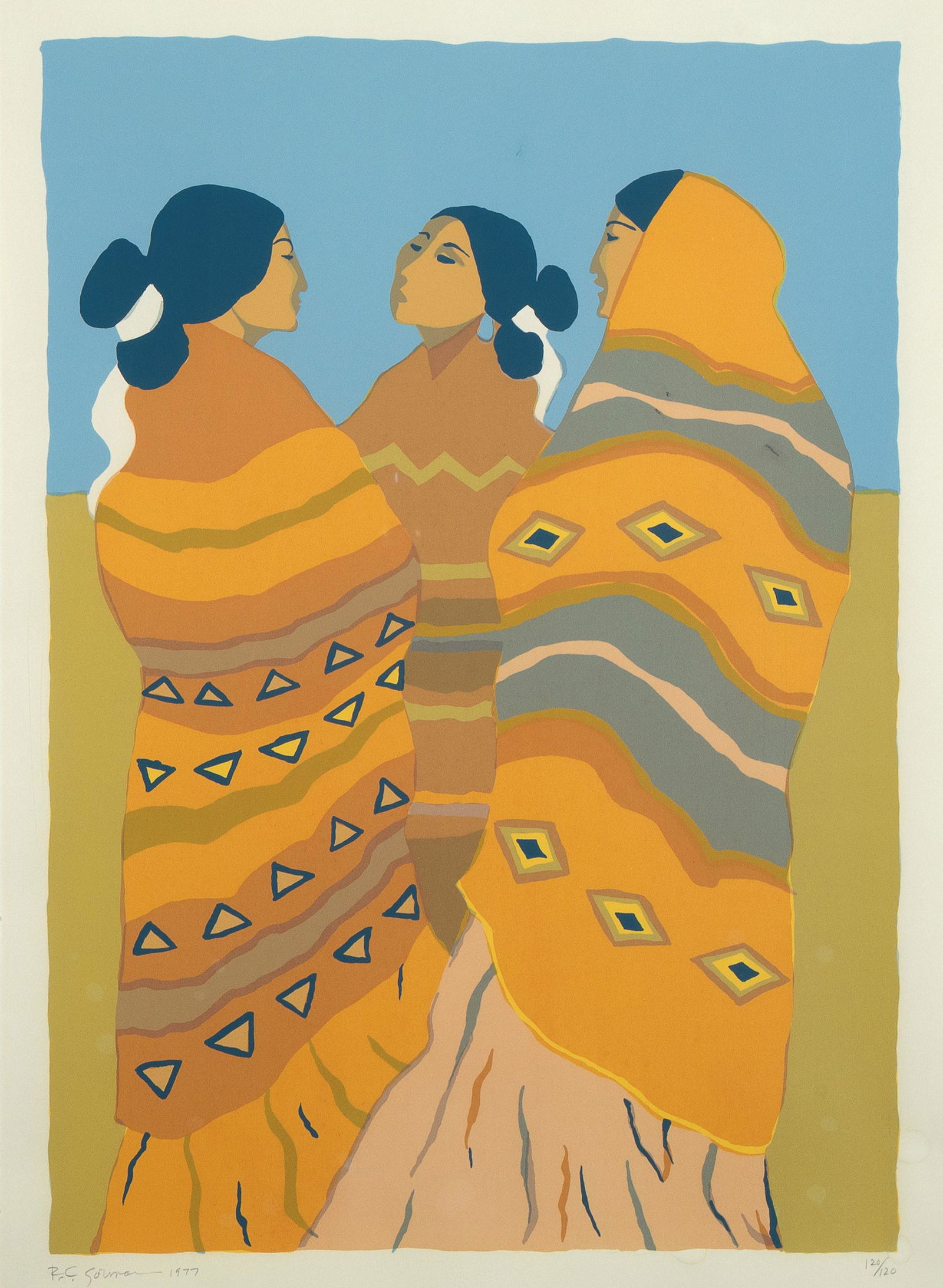 R. C. Gorman, The Gossips, 1977 (1 of 3)