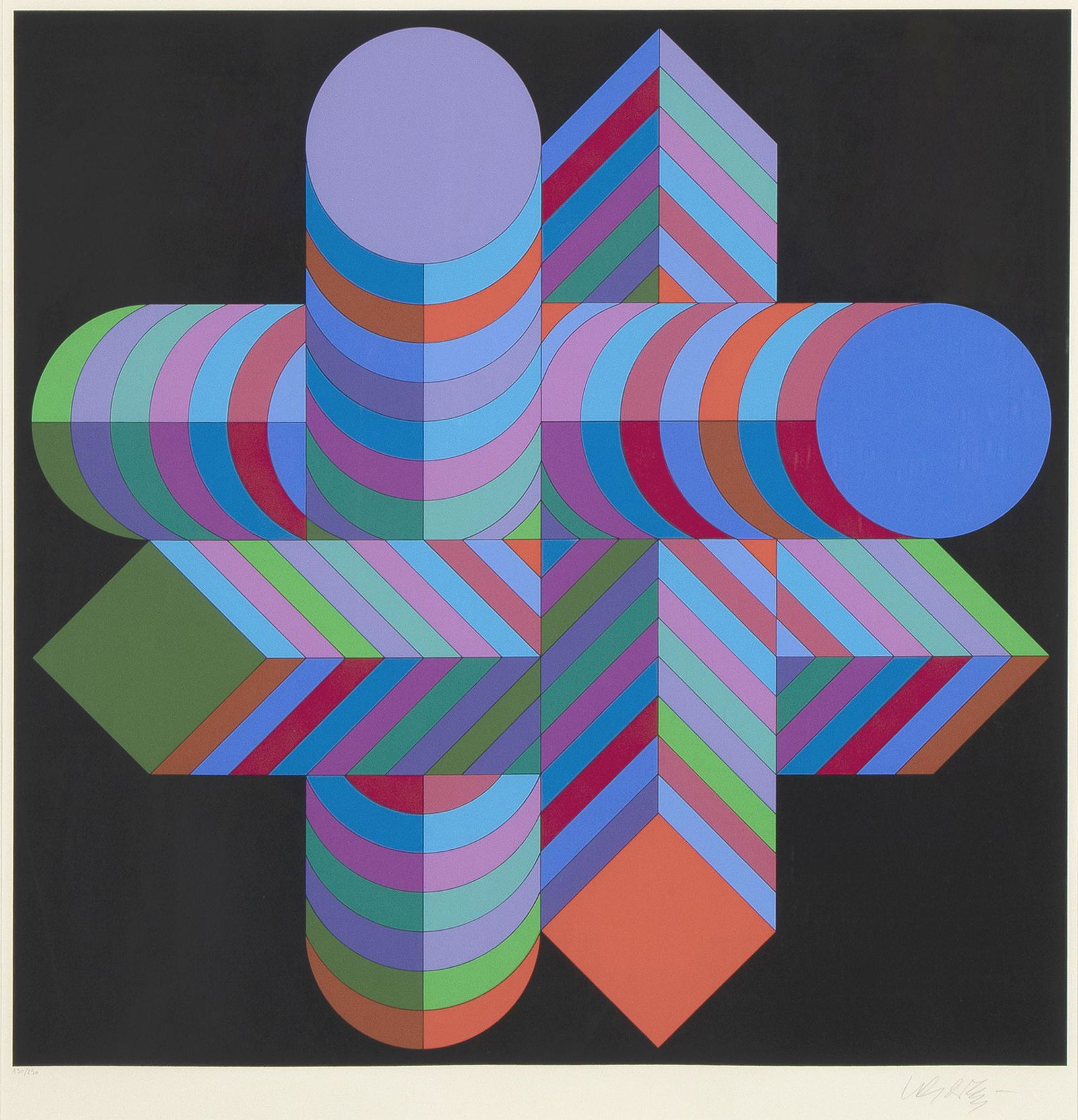 Victor Vasarely, MAKK-S, 1978 (1 of 3)