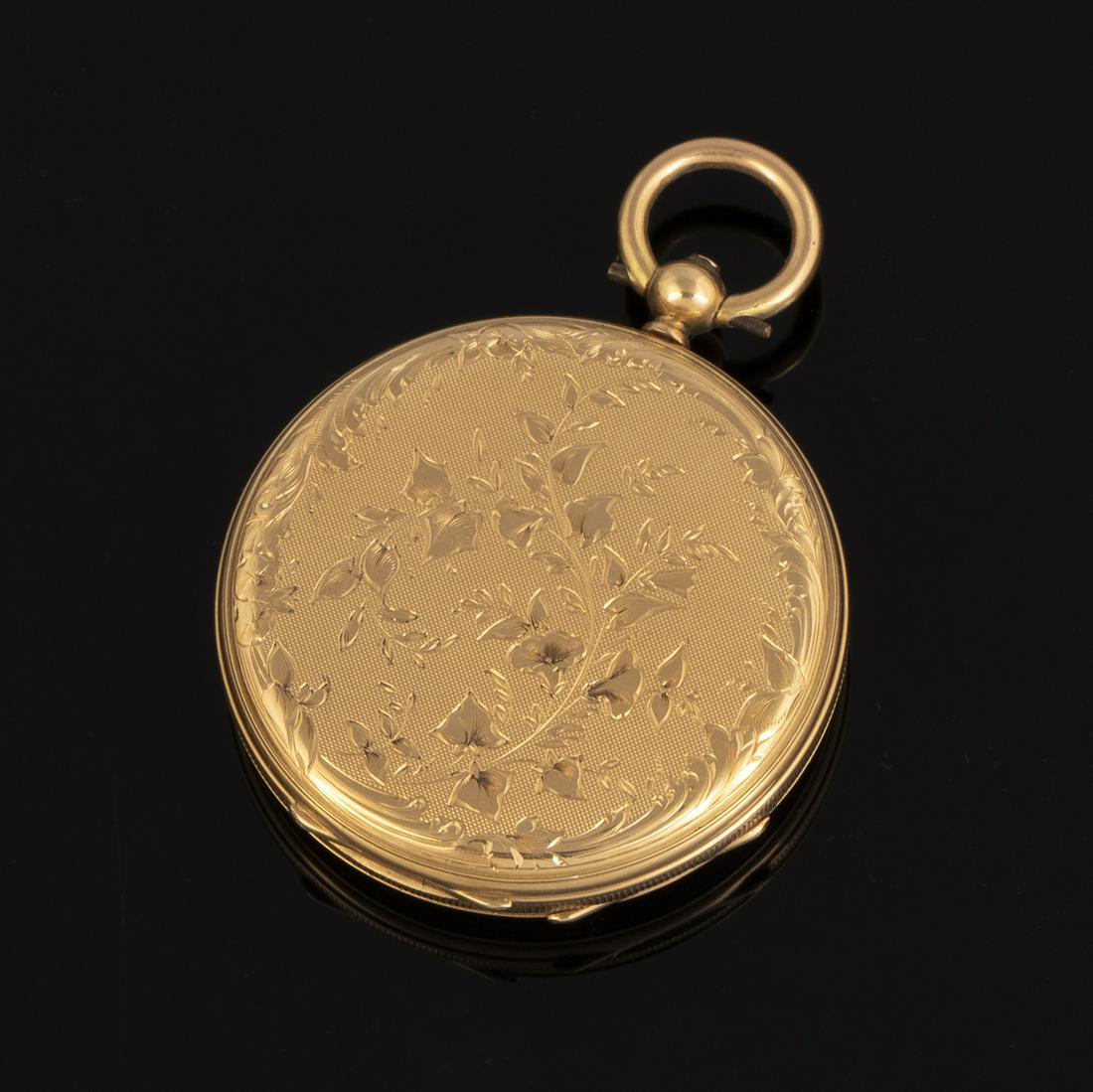 Junod Freres Gold Open Face Watch (1 of 4)