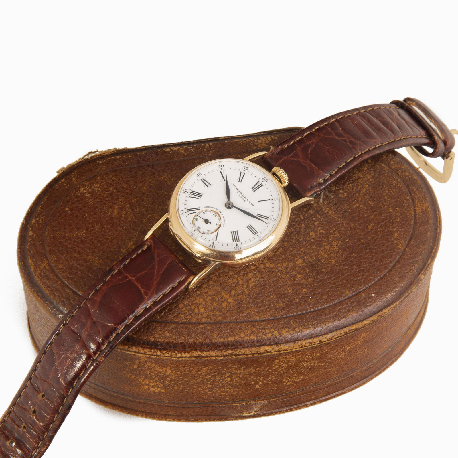 Patek Philippe Yellow Gold Converted Pendant Wristwatch (1 of 6)