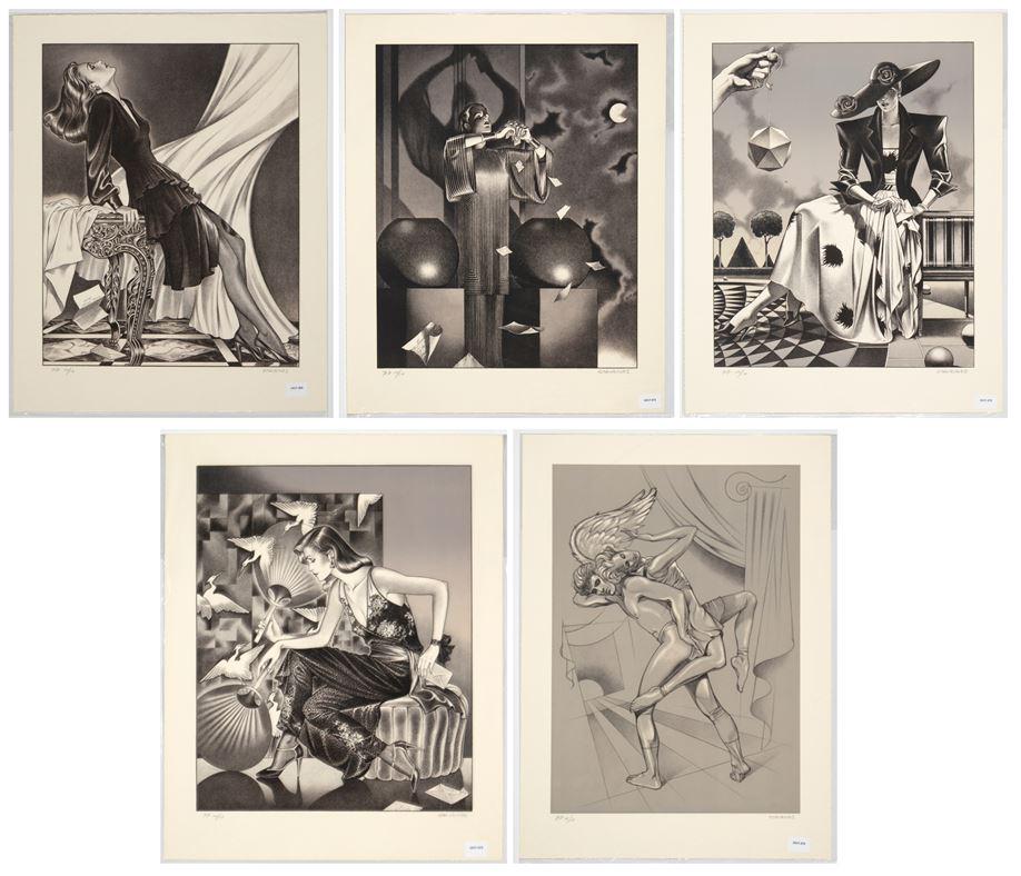 George Stavrinos, Five Lithographs (1 of 6)