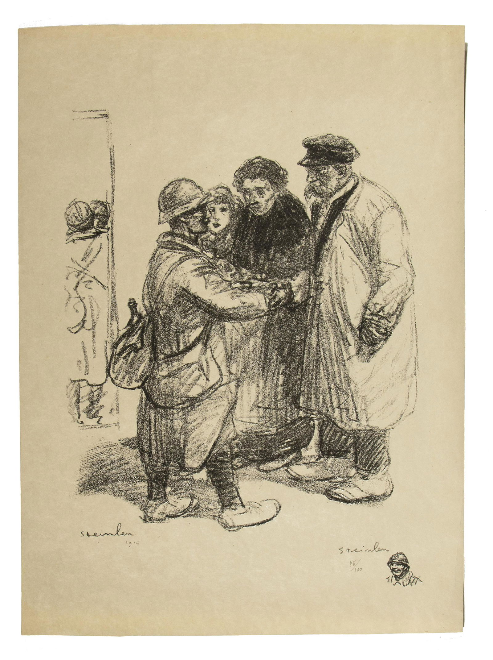 Theophile Steinlen, On ne s'en fout pas, 1916 (1 of 1)