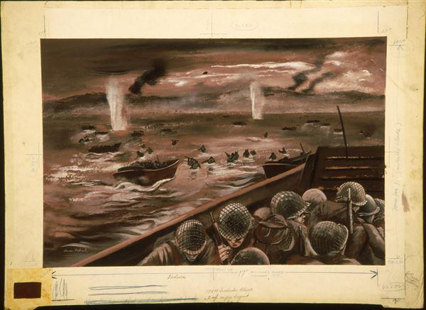 Aaron Bohrod, Omaha Beachhead (1 of 1)