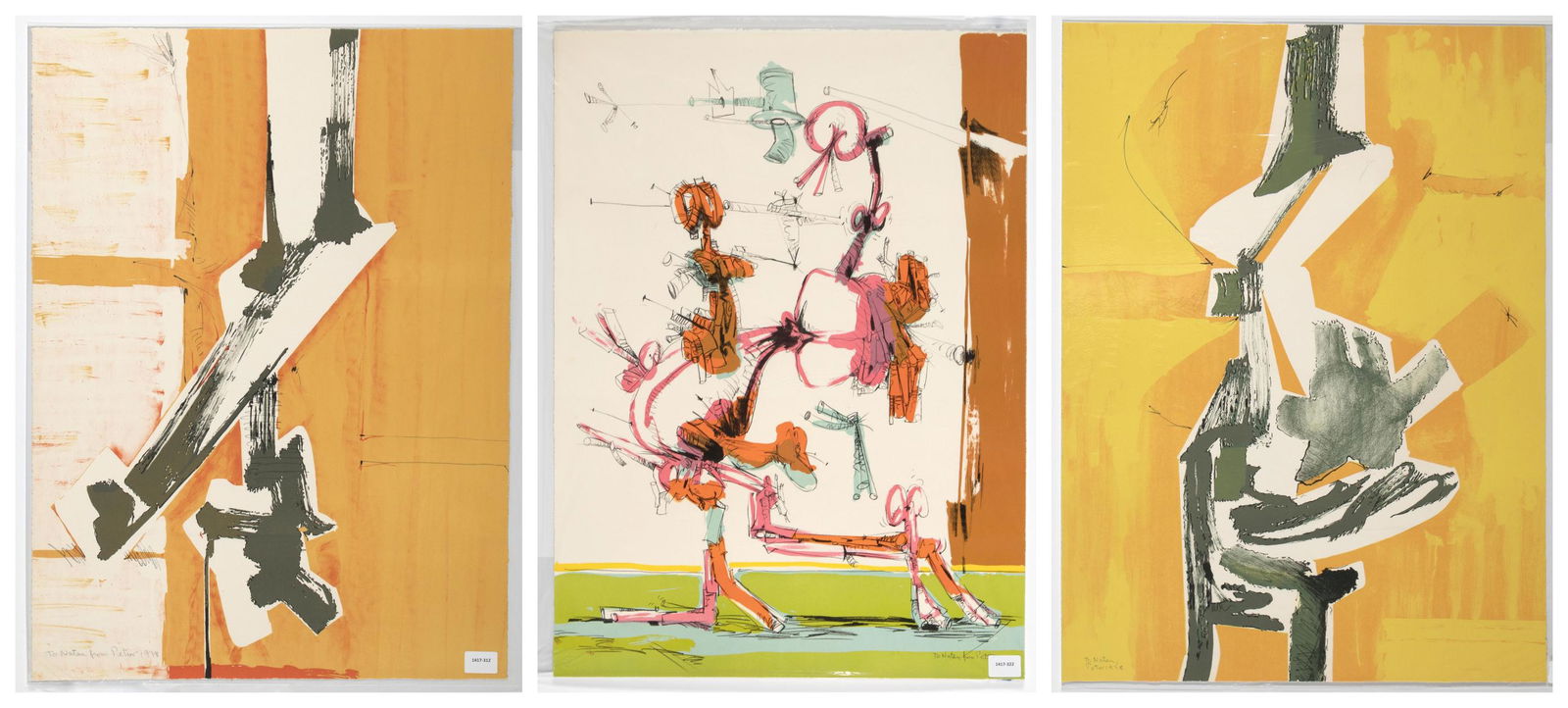 Dimitri Petrov, Three Lithographs (1 of 4)