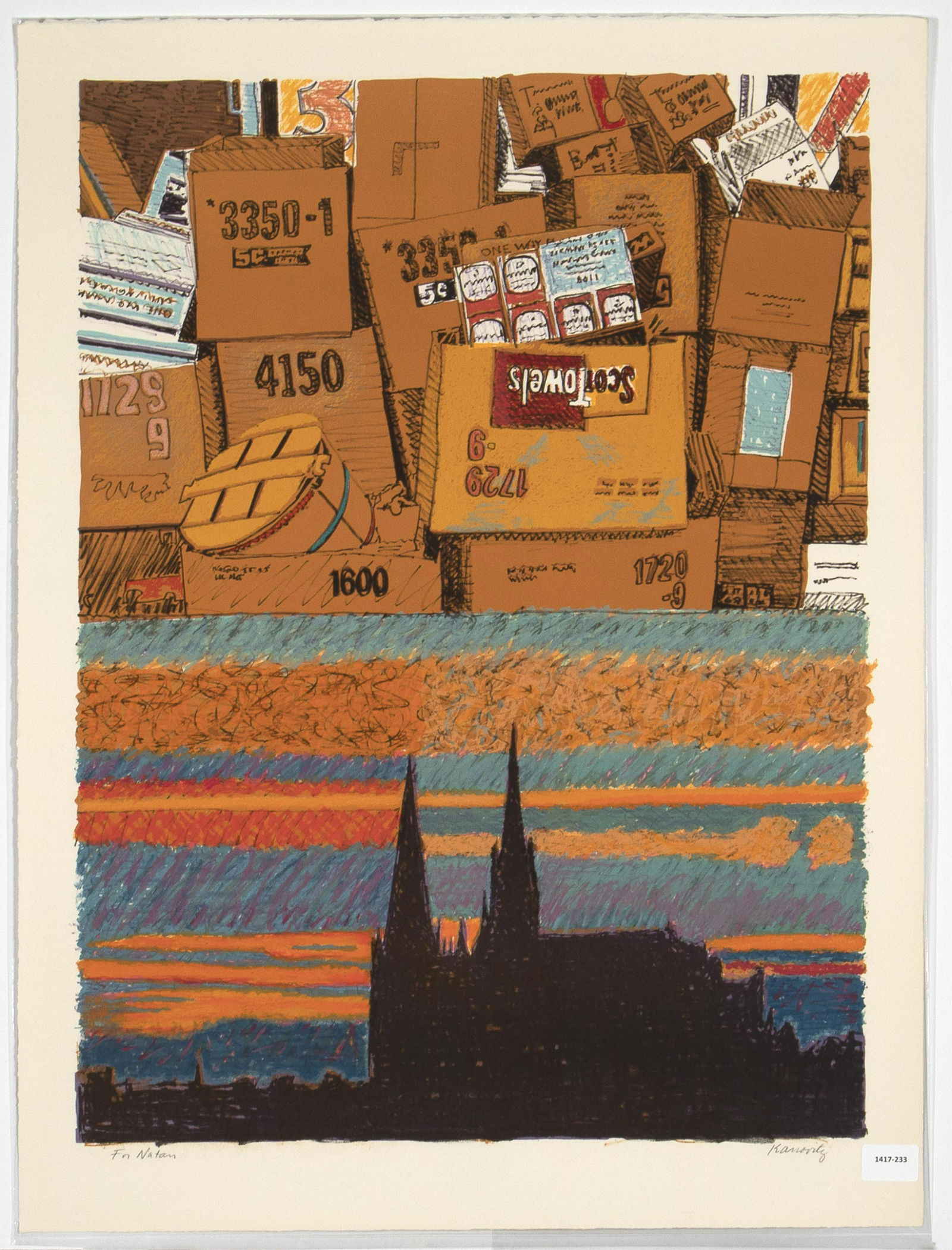 Howard Kanovitz, The Ground Above Us, 1980 (1 of 1)