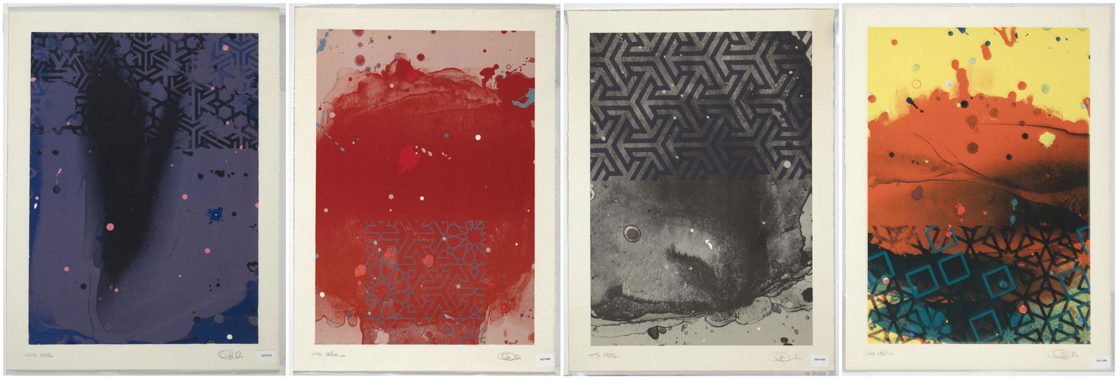 Yun James Yohe, Four Lithographs (1 of 5)