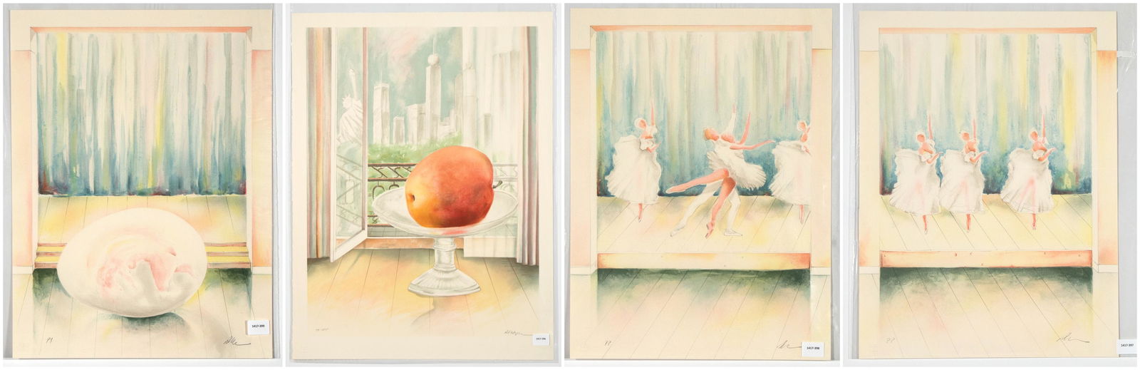 Al Wagiella, Four Lithographs (1 of 5)