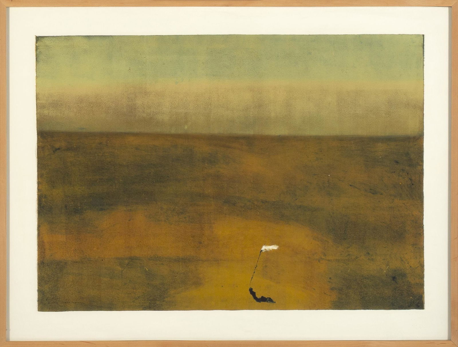 Steven Swanson, Landscape with White Flag #3, 1990 (1 of 1)