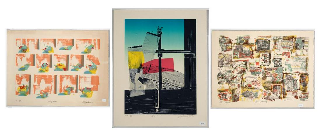 Athos Zacharias, Three Lithographs (1 of 4)