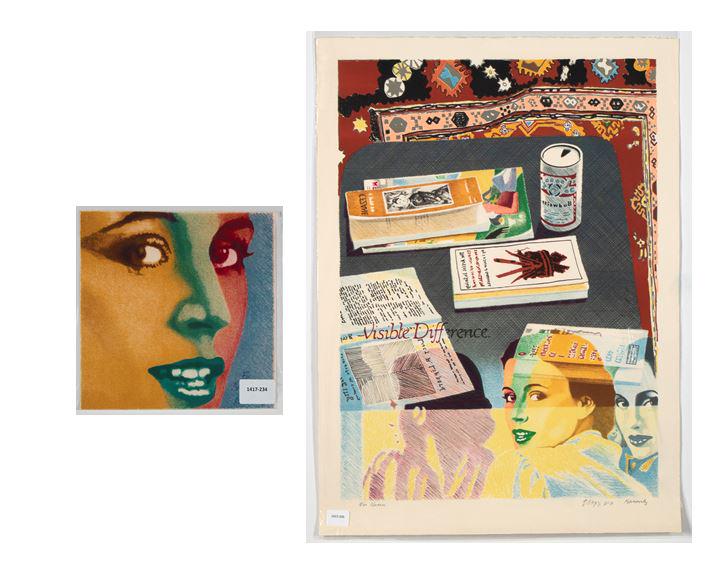 Howard Kanovitz, Two Lithographs (1 of 3)