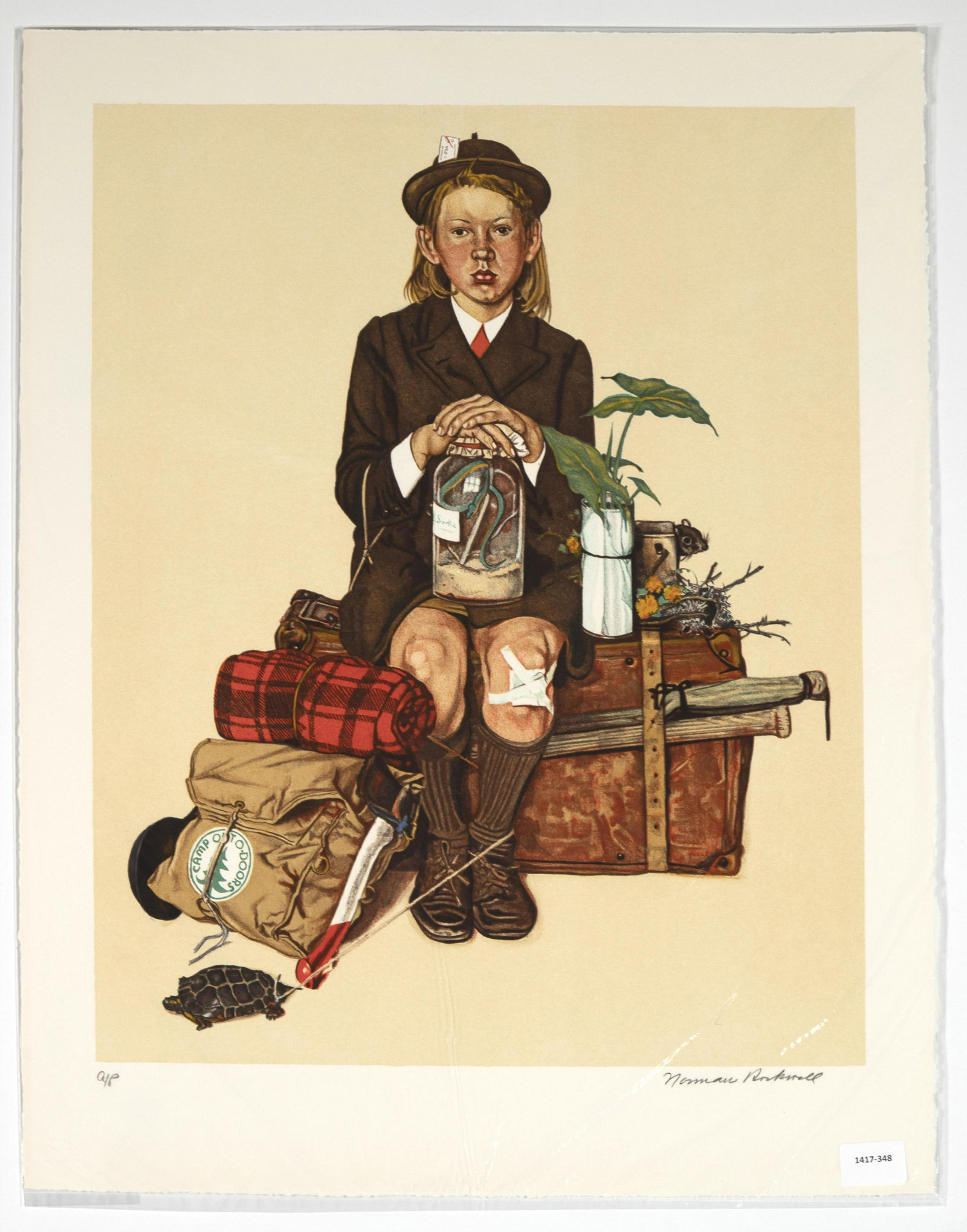 Norman Rockwell, Home from Camp, ca. 1975 (1 of 1)
