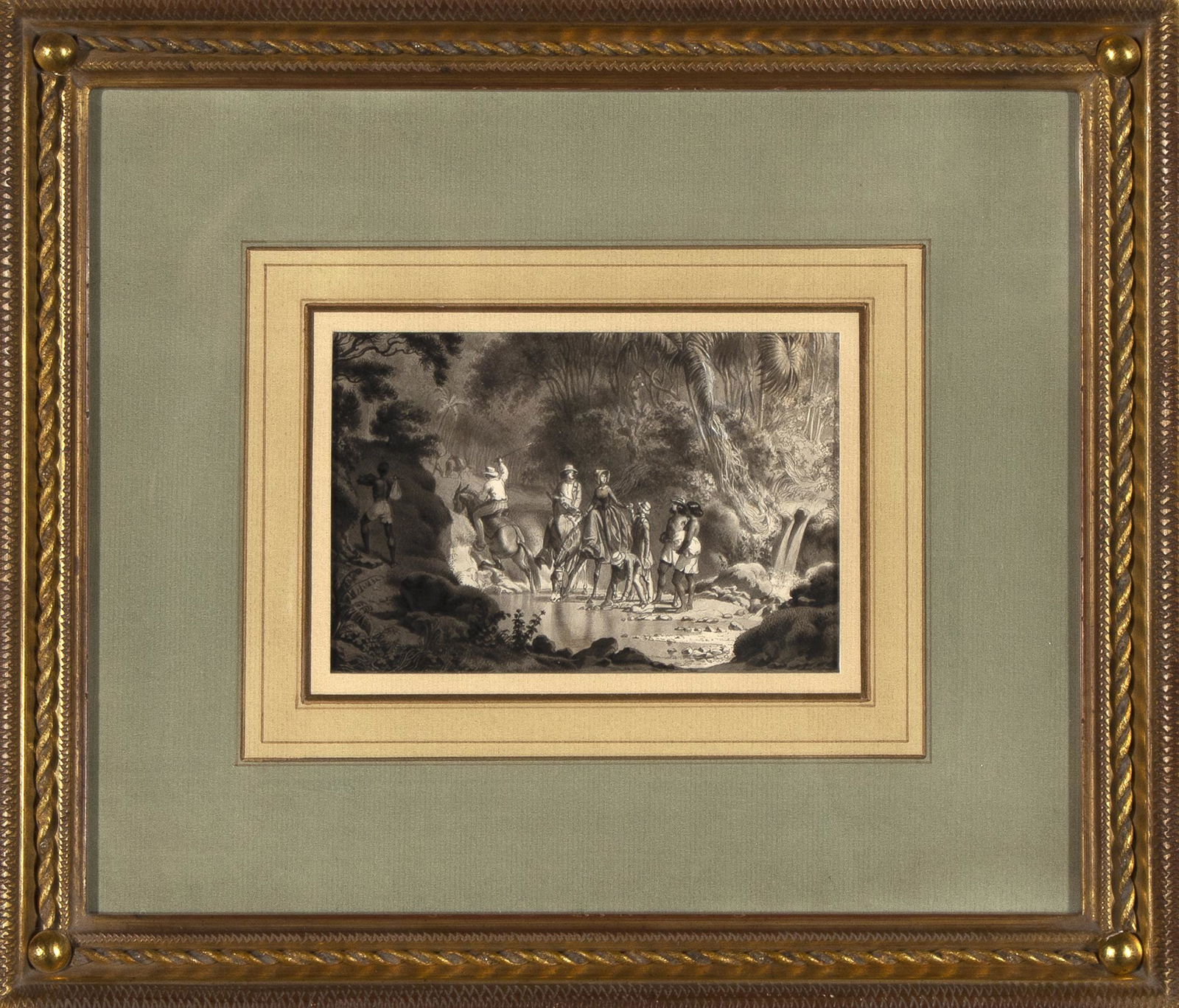 Charles Nahl, Untitled (Travelers on Horseback) (1 of 2)